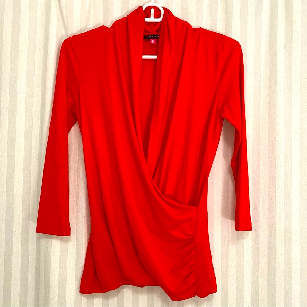 Vince Camuto Red/Orange Top